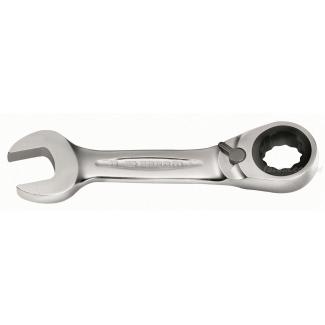 467S.14 - Klucz oczkowo-płaski grzechotkowy krótki, 14 mm