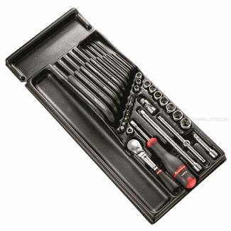 MOD.RL1 - moduł nasadek 1/4", końcówki Phillips®-Pozidriv®