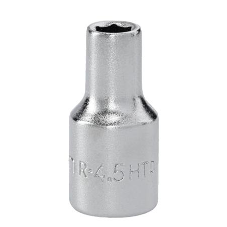R.4.5HT - Nasadka 1/4" 6-kątna, krótka, metryczna, 4,5 mm