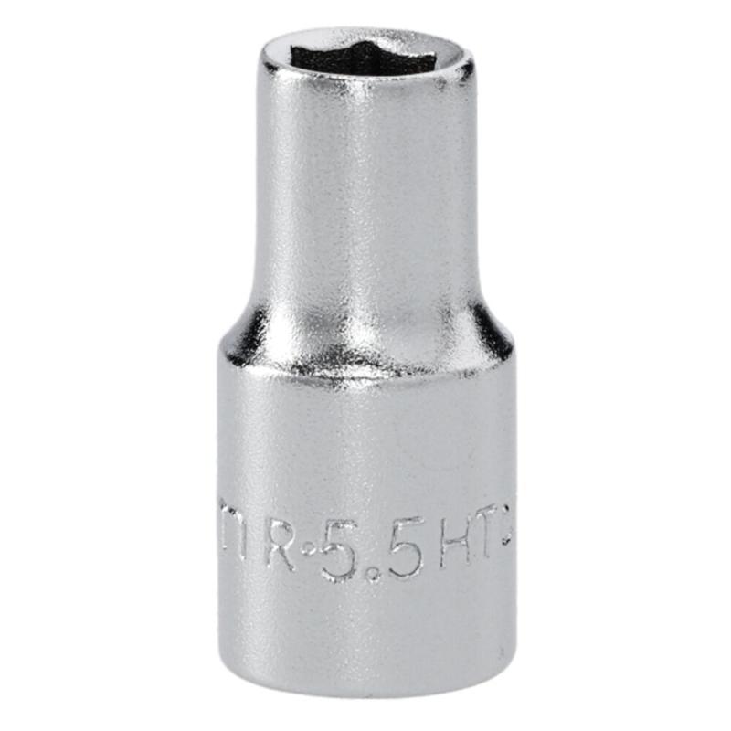 R.5.5HT - Nasadka 1/4" 6-kątna, krótka, metryczna, 5,5 mm