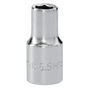 R.5.5HT - Nasadka 1/4" 6-kątna, krótka, metryczna, 5,5 mm