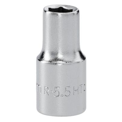 R.5.5HT - Nasadka 1/4" 6-kątna, krótka, metryczna, 5,5 mm