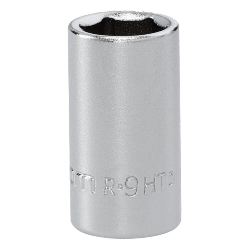 R.9HT - Nasadka 1/4" 6-kątna, krótka, metryczna, 9 mm