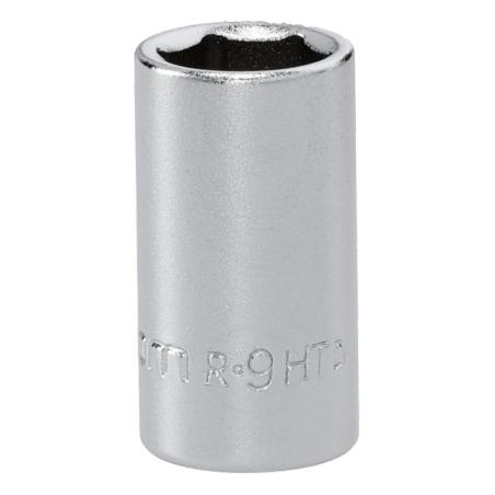 R.9HT - Nasadka 1/4" 6-kątna, krótka, metryczna, 9 mm