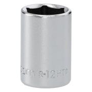 R.12HT - Nasadka 1/4" 6-kątna, krótka, metryczna, 12 mm