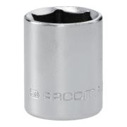 R.14HT - Nasadka 1/4" 6-kątna, krótka, metryczna, 14 mm