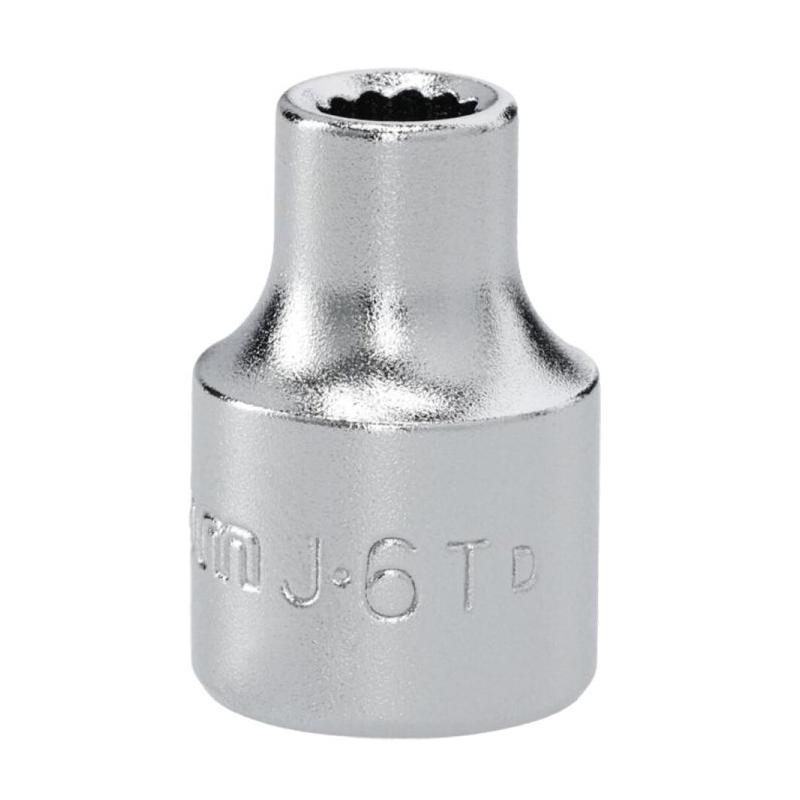 J.6T - Nasadka 3/8" 12-kątna, krótka, metryczna, 6 mm