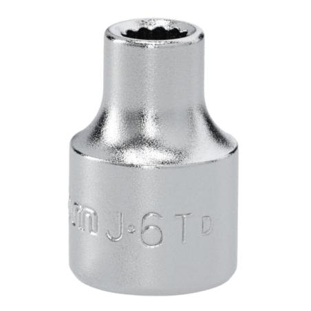 J.6T - Nasadka 3/8" 12-kątna, krótka, metryczna, 6 mm