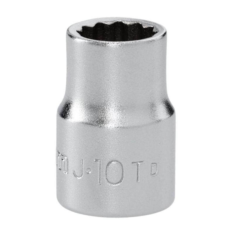 J.10T - Nasadka 3/8" 12-kątna, krótka, metryczna, 10 mm