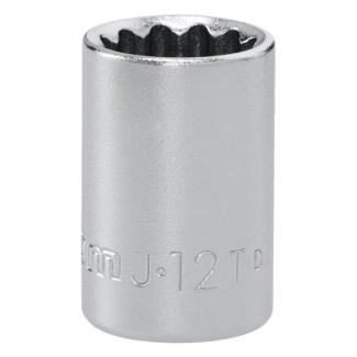 J.12T - Nasadka 3/8" 12-kątna, krótka, metryczna, 12 mm