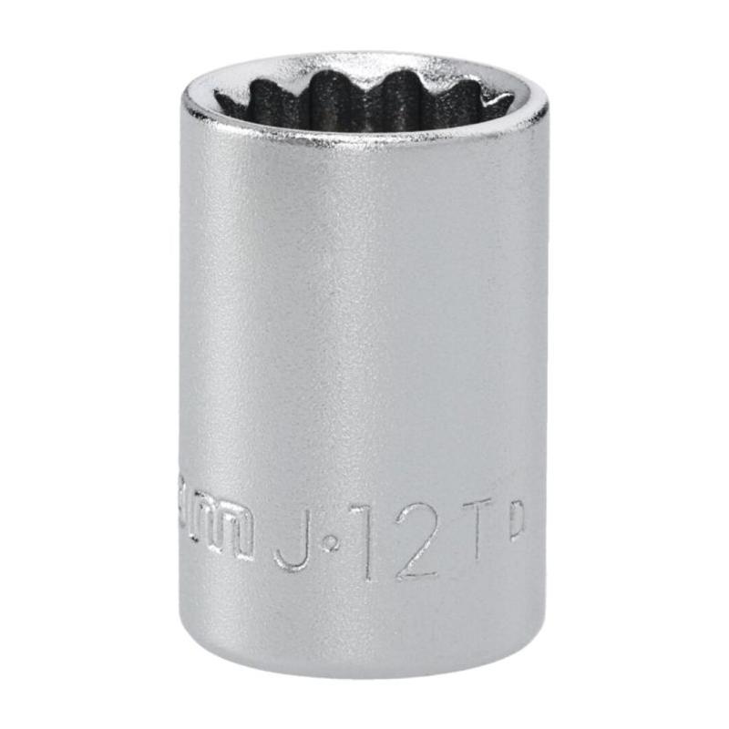 J.12T - Nasadka 3/8" 12-kątna, krótka, metryczna, 12 mm
