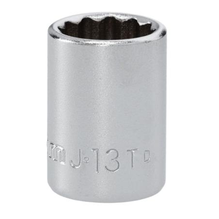 J.13T - Nasadka 3/8" 12-kątna, krótka, metryczna, 13 mm