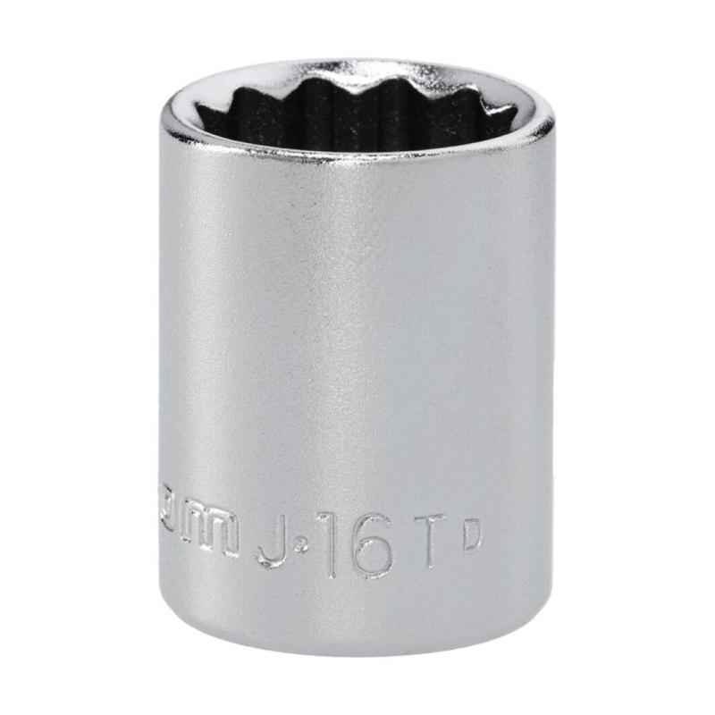 J.16T - Nasadka 3/8" 12-kątna, krótka, metryczna, 16 mm