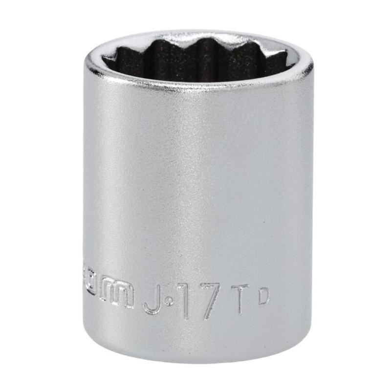 J.17T - Nasadka 3/8" 12-kątna, krótka, metryczna, 17 mm