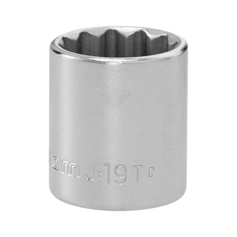 J.19T - Nasadka 3/8" 12-kątna, krótka, metryczna, 19 mm