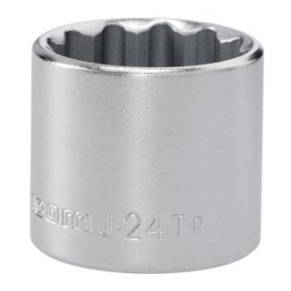 J.24T - Nasadka 3/8" 12-kątna, krótka, metryczna, 24 mm