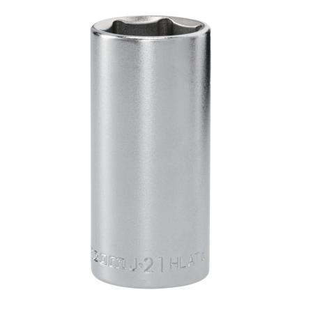 J.21HLAT - Nasadka 3/8" 6-kątna, długa, metryczna, 21 mm
