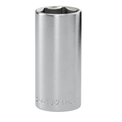 J.21HLAT - Nasadka 3/8" 6-kątna, długa, metryczna, 21 mm
