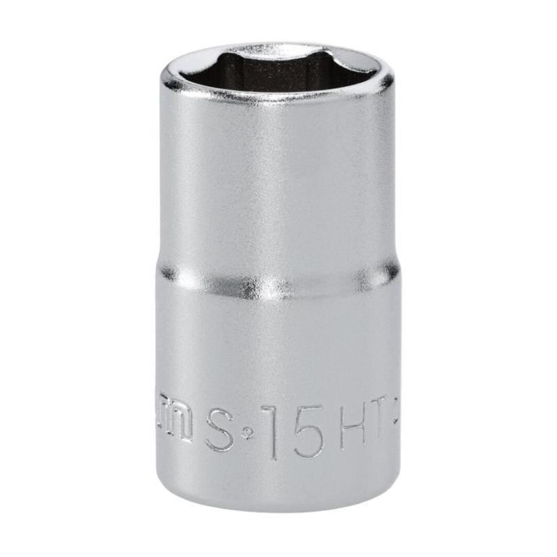 S.15HT - Nasadka 1/2" 6-kątna, krótka, metryczna, 15 mm