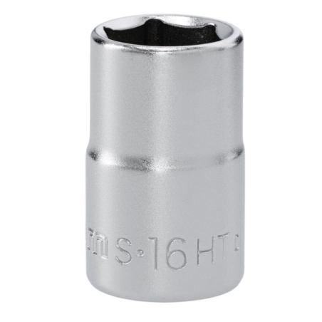 S.16HT - Nasadka 1/2" 6-kątna, krótka, metryczna, 16 mm