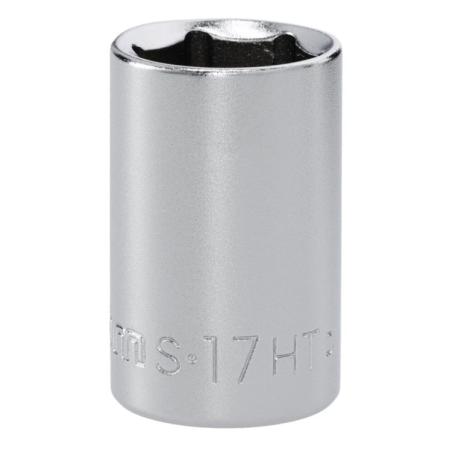 S.17HT - Nasadka 1/2" 6-kątna, krótka, metryczna, 17 mm