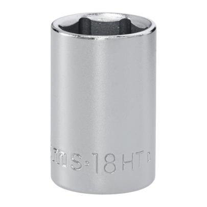 S.18HT - Nasadka 1/2" 6-kątna, krótka, metryczna, 18 mm