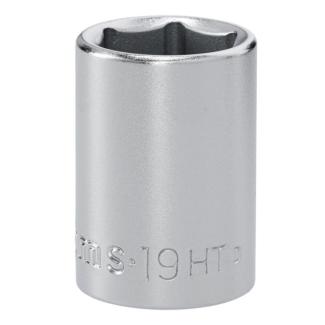 S.19HT - Nasadka 1/2" 6-kątna, krótka, metryczna, 19 mm