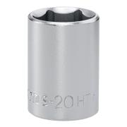 S.20HT - Nasadka 1/2" 6-kątna, krótka, metryczna, 20 mm