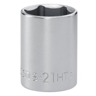 S.21HT - Nasadka 1/2" 6-kątna, krótka, metryczna, 21 mm
