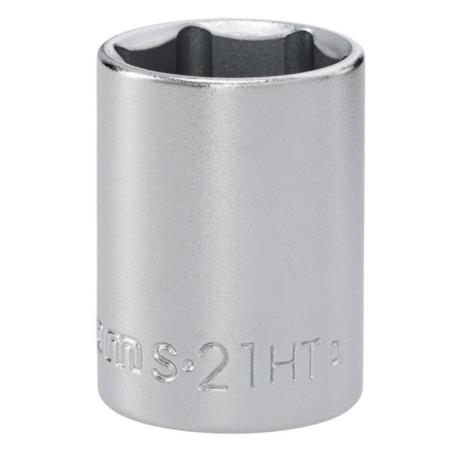 S.21HT - Nasadka 1/2" 6-kątna, krótka, metryczna, 21 mm