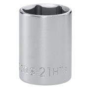 S.21HT - Nasadka 1/2" 6-kątna, krótka, metryczna, 21 mm