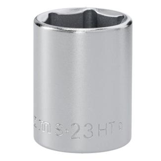 S.23HT - Nasadka 1/2" 6-kątna, krótka, metryczna, 23 mm