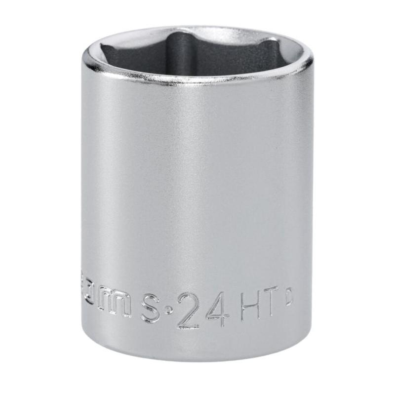 S.24HT - Nasadka 1/2" 6-kątna, krótka, metryczna, 24 mm