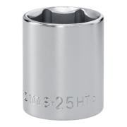 S.25HT - Nasadka 1/2" 6-kątna, krótka, metryczna, 25 mm