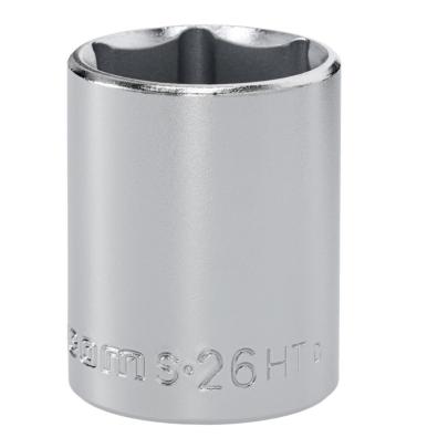 S.26HT - Nasadka 1/2" 6-kątna, krótka, metryczna, 26 mm