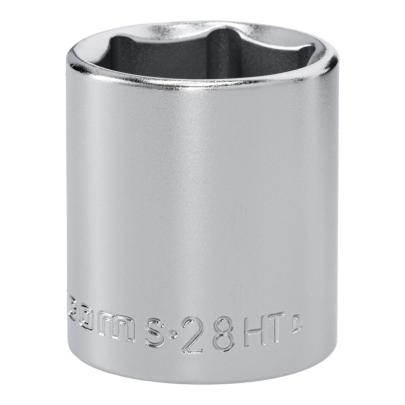 S.28HT - Nasadka 1/2" 6-kątna, krótka, metryczna, 28 mm
