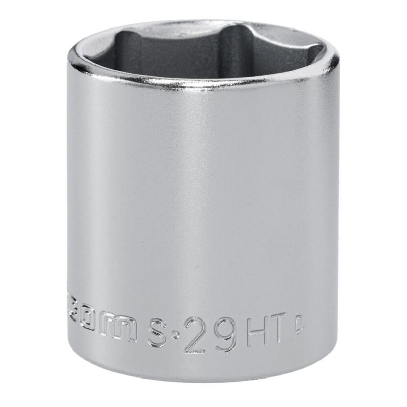 S.29HT - Nasadka 1/2" 6-kątna, krótka, metryczna, 29 mm