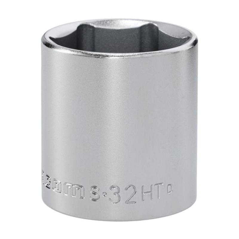 S.32HT - Nasadka 1/2" 6-kątna, krótka, metryczna, 32 mm