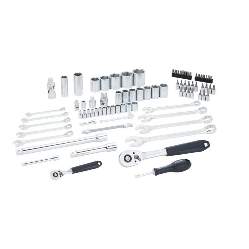 FACOM RSL.151-EPW82PB - 1/4" and 1/2" hex socket set, 4 - 32 mm, with ratchet and accessories (82 pcs) ✔