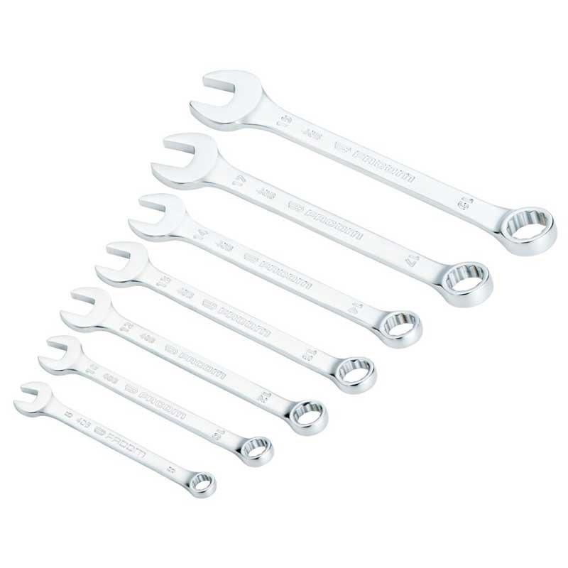 40B.JP7PB -  Set of 7 Slim combination wrenches, 8 - 19 mm