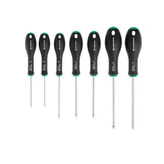 BTXJ7PB - Set of 7 Ergotwist® screwdrivers for Torx® screws, T10 - T40