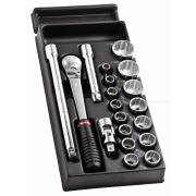 MOD.SM2 - moduł nasadek 1/2" 12-kątnych calowych