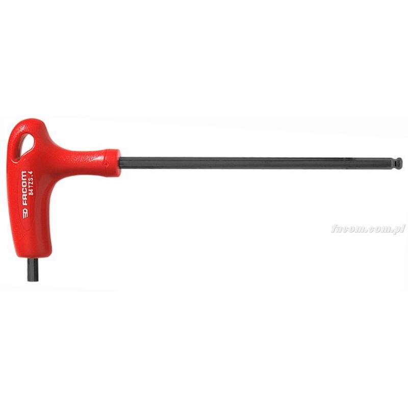 84TZS.8 - Klucz trzpieniowy 6-kątny z kulką, 8 mm 84TZS.8 - Klucz trzpieniowy 6-kątny z kulką, 8 mm