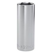 S.22HLAT - Nasadka 1/2" 6-kątna, długa, metryczna, 22 mm, GRAWER