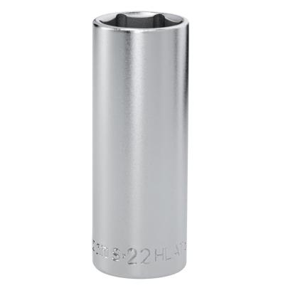 S.22HLAT - Nasadka 1/2" 6-kątna, długa, metryczna, 22 mm, GRAWER