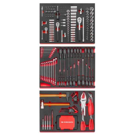 CM.START-3TM3 - Set of 261 tools - 3 foam modules, in a storage system for 3 trolley drawers