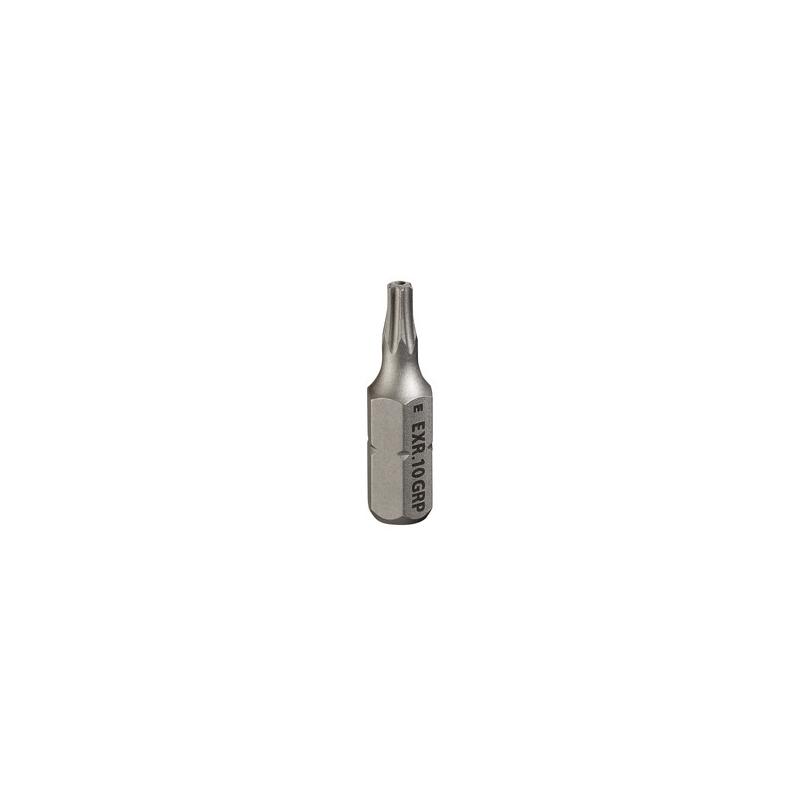 EXR.10GRP - Resistorx® OGV® GRIP Bit for Damaged Screws, TT10