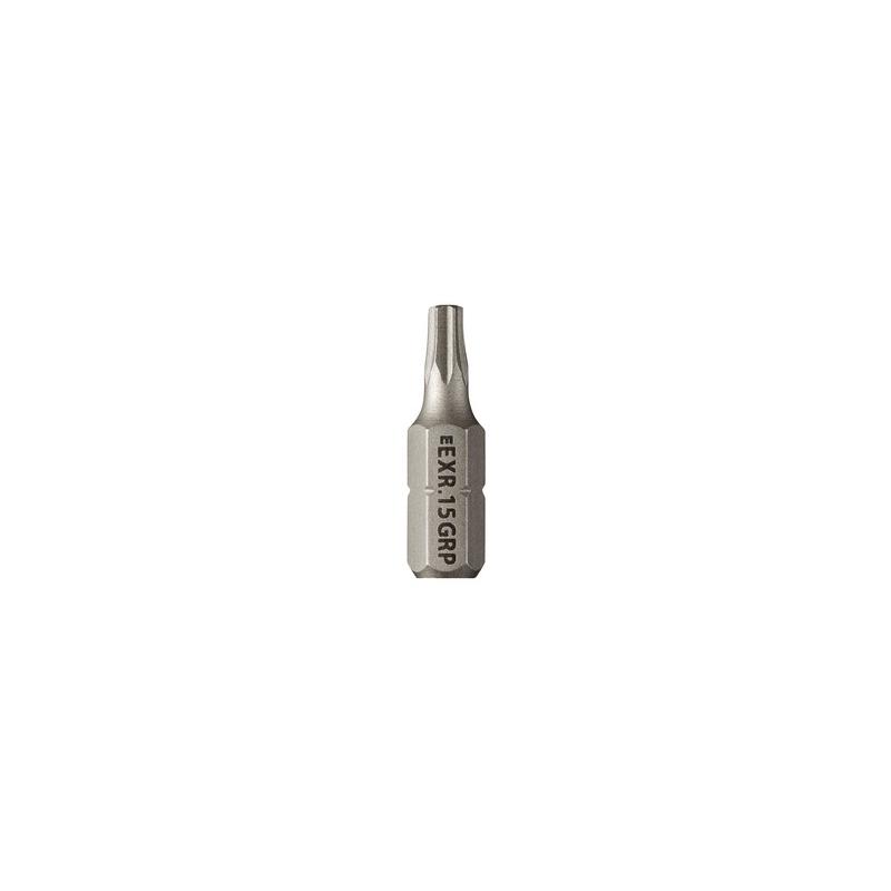 EXR.15GRP - Resistorx® OGV® GRIP Bit for Damaged Screws, TT15