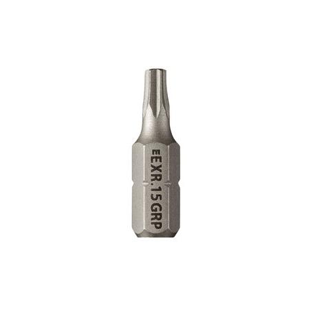 EXR.15GRP - Resistorx® OGV® GRIP Bit for Damaged Screws, TT15