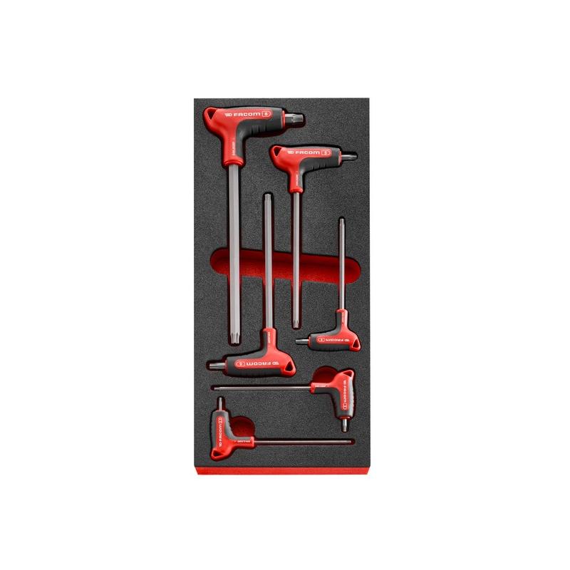 MODM.84HGRP - OGV® GRIP Hex Key Set, 2.5 - 8 mm (6 pcs.), foam insert